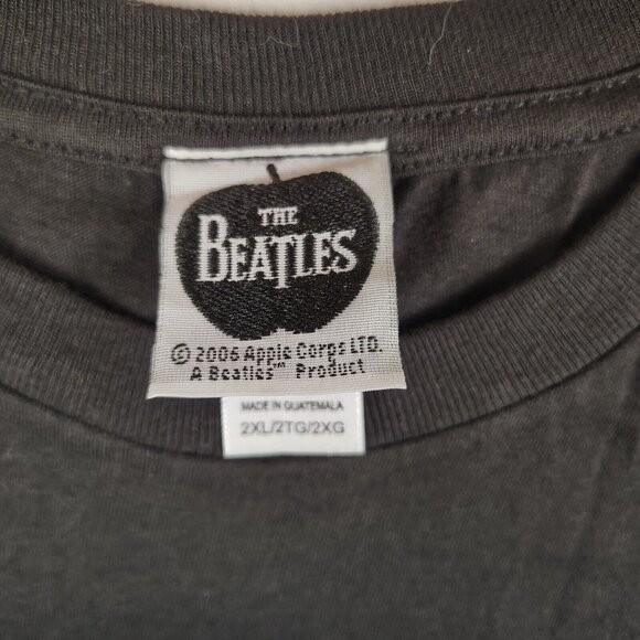 Vintage The Beatles Abbey Road Shirt Adult 2XLarge Black Apple Corps - Picture 6 of 10